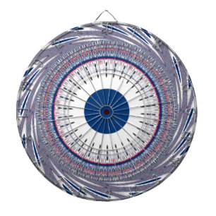 Chic blau dartscheibe