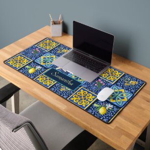 Chic Bleu turquoise Sicilien agrumes méditerranéen