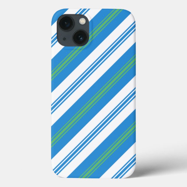 Chic Blue Decksstuhl Streifen Case-Mate iPad Fall iPhone Hülle (Rückseite)