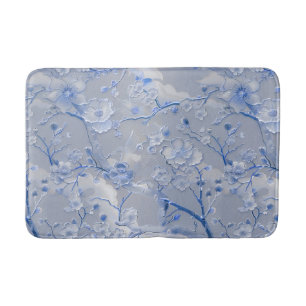 Chic Blue Graublütenblüte Badematte