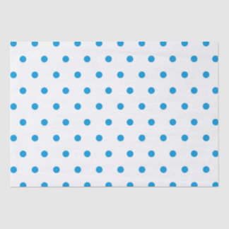 Chic Blue Polka dots Tissue Paper Seidenpapier