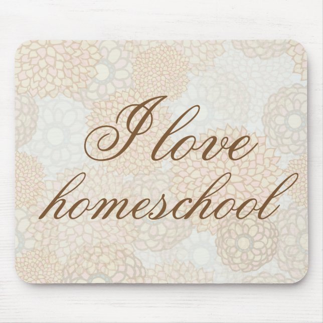 Chic Blume Mousepad (Vorne)