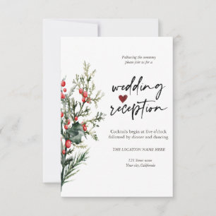 Chic Blume Ocean Empfang Einladung