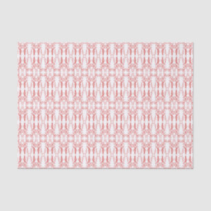 Chic-Blumenrot auf weiße Mohnblumen-Blumen-Kontur Seidenpapier
