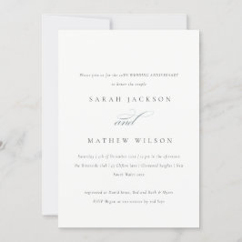 Chic Blush Paisley Typografie jedes Jahr Jahrestag Einladung