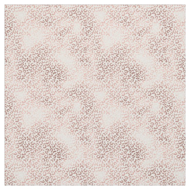 Chic Blush Pink Leopard Print Stoff (Muster)