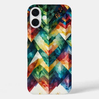 Chic Bohemische Farbtöne mit erdigen Tönen iPhone 16 Plus Hülle