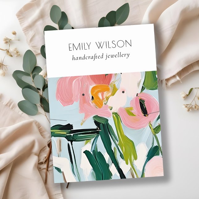 Chic Boho farbenfroh gestrichen florale Nekklace E Visitenkarte (Von Creator hochgeladen)