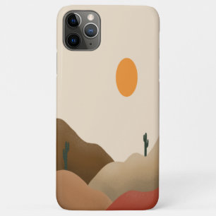 Chic Boho Terracotta Desert Cactus Case-Mate iPhone Hülle