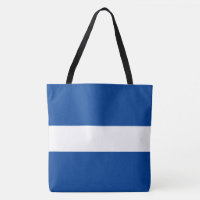 Chic Bold White Deep Ocean Blue Nautical Stripes