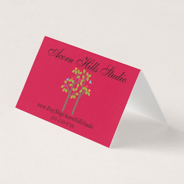 Chic Boutique Carte de remerciements rouge (Front)