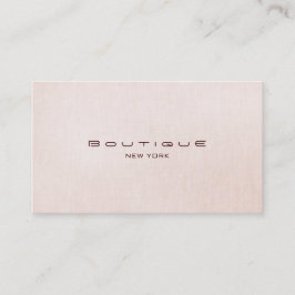 Chic Boutique Faux Carte de visite Linge Rose Clai