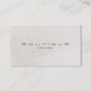 Chic Boutique Imitate von White Pearl Shimmer Visitenkarte