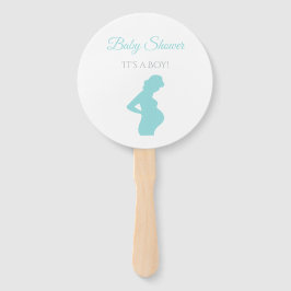Chic Boy Baby Dusche Schwangere Frau Baby Bump Fächer