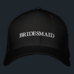 Chic Brautjungfrau Schwarz-Weiß-Hochzeit Bestickte Baseballkappe<br><div class="desc">Chic Brautmädchen Schwarz-Weiß Hochzeit bestickt Baseball Cap Verfügbar in vielen Farben und Optionen</div>