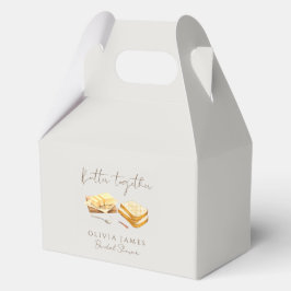 Chic Bread and Butter bridal shower Geschenkschachtel