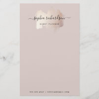 Chic Brush Stroke | Imitate Rose Gold auf neutrale