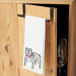 Chic Bulldog, Go Dawgs Geschirrtuch<br><div class="desc">Perfekt für den Bulldog in deinem Leben!</div>