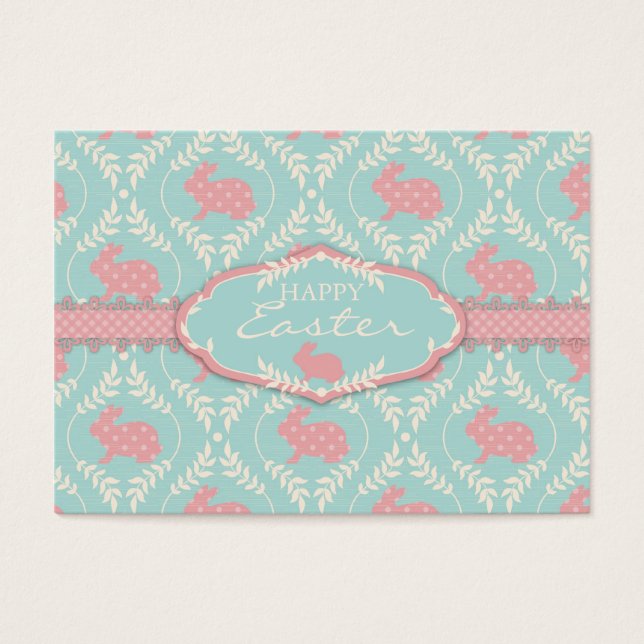 Chic Bunny Gift Tag (Vorderseite)