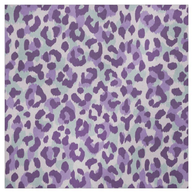 Chic bunt minze lila Cheetah Druckmuster Stoff (Muster)
