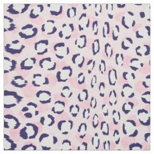 Chic bunter Marineblau blaues Muster Stoff