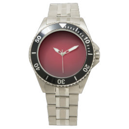 Chic Burgandy Watch Armbanduhr