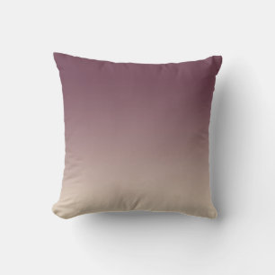 Chic Burgundy Off-White Ombre-Effekt Kissen