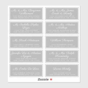 Chic Calligraphie Mariage Étiquettes de adresse in