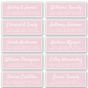 Chic Calligraphie Mariage Étiquettes de adresse in