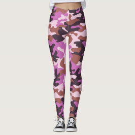 Chic Camouflage Khaki Pattern Leggings