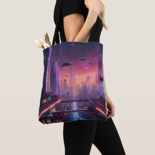 Chic Cartoon auf trendy Tasche: Tragen Sie in Styl Tasche