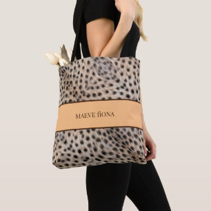 Chic Cheetah Personalisiert Tasche