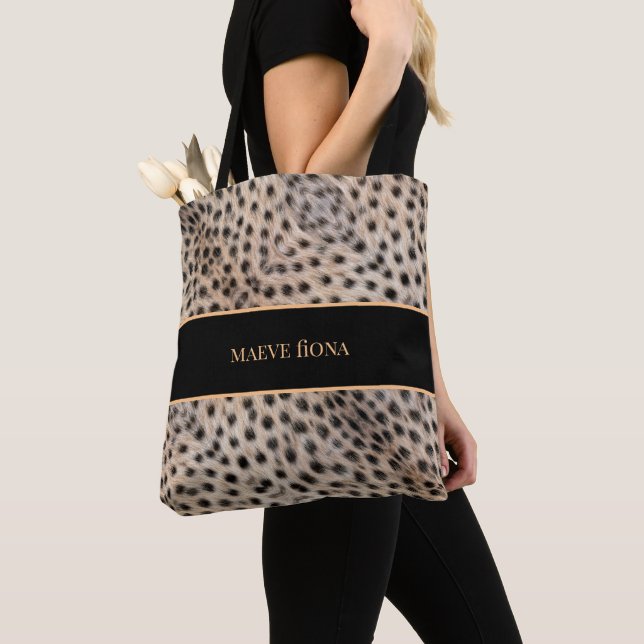 Chic Cheetah Personalisiert Tasche (Von Nahem)