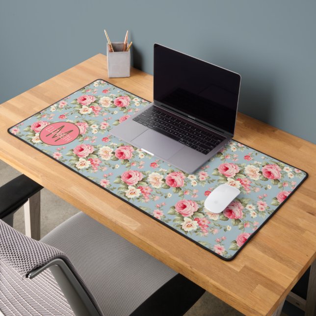 Chic Chic Cottage Roses et Flower (Bureau 2)