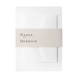 CHIC CIRCLE WEDING EINLADUNGSBANDEROLE