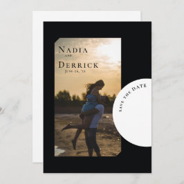 CHIC CIRCLE WEDING SAVE THE DATE