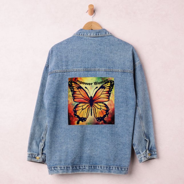 Chic Classic: Women's Premium Denim Jacket - Versa Jeansjacke (Hangar)