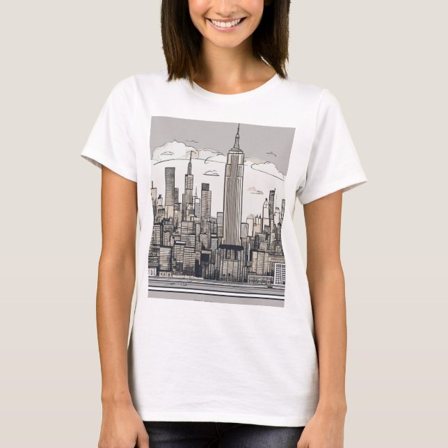 "Chic & Comfy: Trendy T-Shirts for Girls on the Go (Vorderseite)