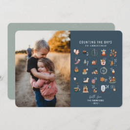 Chic Countys bis Weihnachten Dunkles Navy Foto