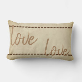 chic coussin style rustique chic sépia tonalité