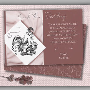 Chic Couture Dankeskarten - Fashionably Fifty Dankeskarte