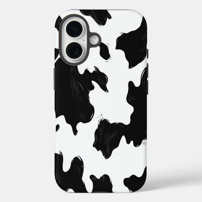 Chic Cow Print Phone Case (Rückseite)
