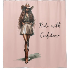 Chic Cowgirl Duschvorhang