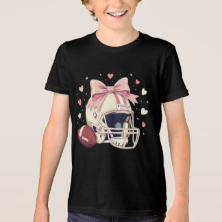 Chic cozy touchdown champ coquette Tri-Blend shirt