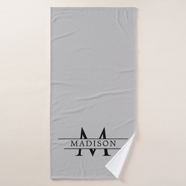 Chic Custom Initial Design Premium Badehandtuch (Badehandtuch)