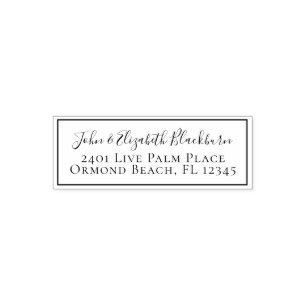 Chic Custom Personalisiert Return Address Label Permastempel