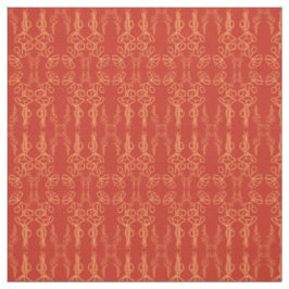 Chic Custom Red Field Poppies Kontur Fabric Stoff