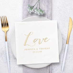 Chic Custom Wedding Love Modèle