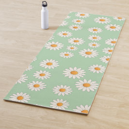 Chic Daisy Blume Pattern - Niedliches Blumendesign Yogamatte