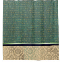 Chic Damask ägyptische Hieroglyphen